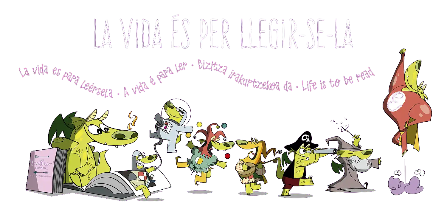 Illustració d'Excellence Editorial la vida és per llegir-se-la